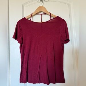 Maurice’s 24/7 Maroon Strappy Back‎ Top Women’s (M)